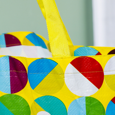 Bolsa tejida de impresión de color de plástico compuesto de piel de serpiente ecológica para las necesidades del cliente