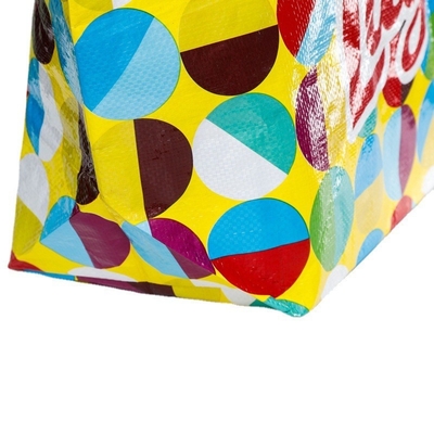 Bolsa tejida de impresión de color de plástico compuesto de piel de serpiente ecológica para las necesidades del cliente