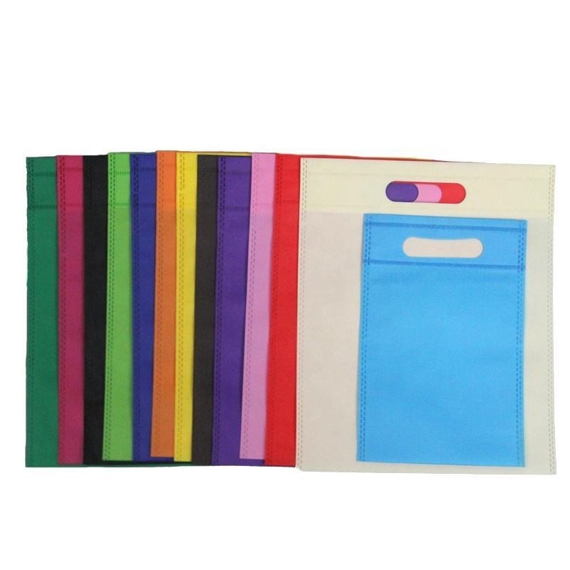 Bolsa de tejido no tejido de corte D reutilizable para hoyas personalizadas directamente de reciclable