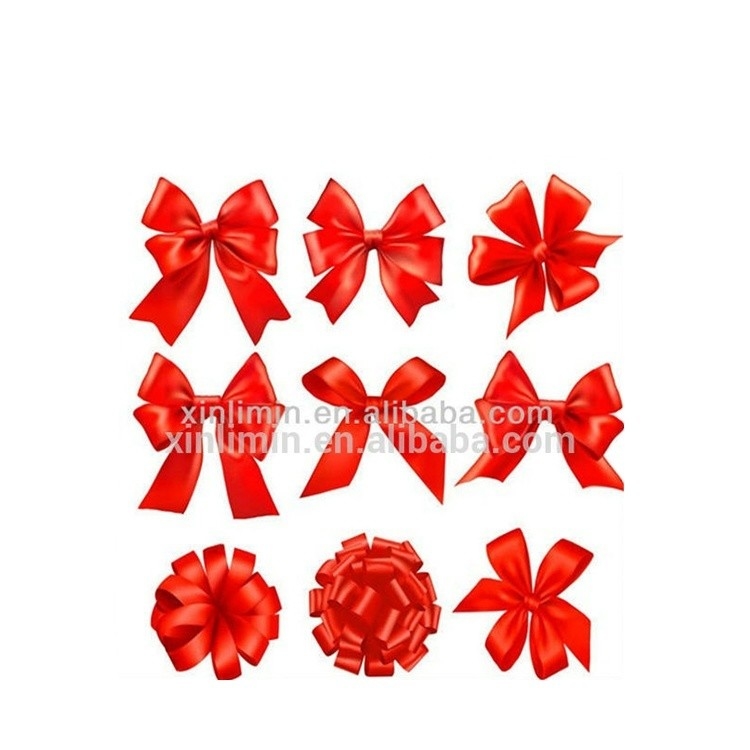 Cantidad mínima requerida de minicintas rojas personalizables para todo tipo de cajas de regalos