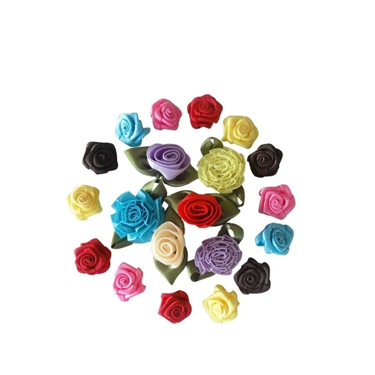 Decoración de pelo de color corbata de Navidad 100% cinta de poliéster Mini arcos para botellas de vino