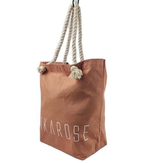 Supermercado Bolso de papel impreso personalizado para negocios y compras en diseño sencillo