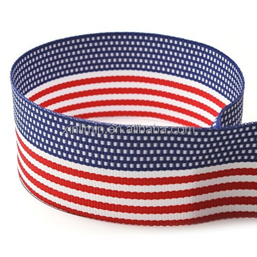 Moda y utilidad de la cinta de satén Grosgrain Moire impresa para la marca personalizada