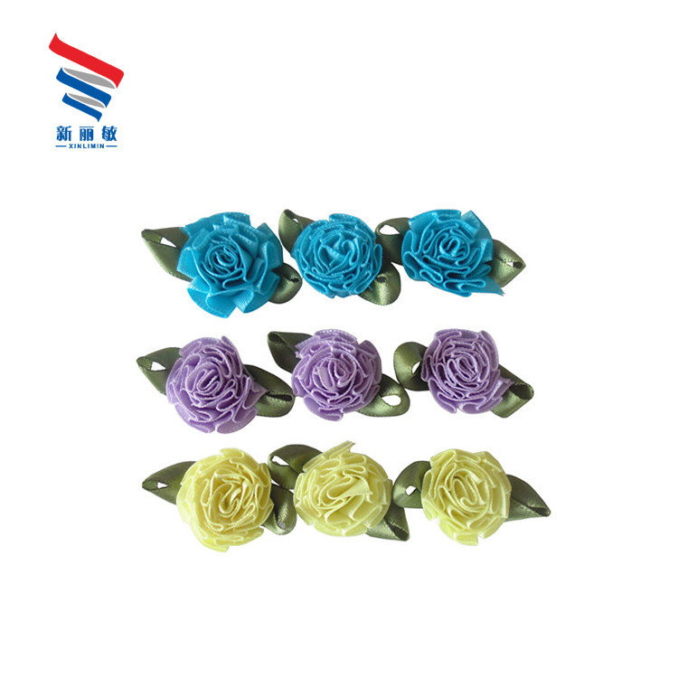 Colorido Prefabricado cinta de flores de rosa pequeña y delicada estilo según sus necesidades