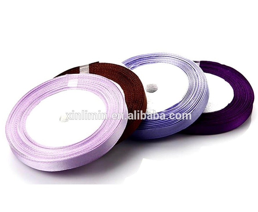 Cinturón de material reciclable de poliéster ecológico Cinturón de satén para textiles para el hogar 3mm-100mm