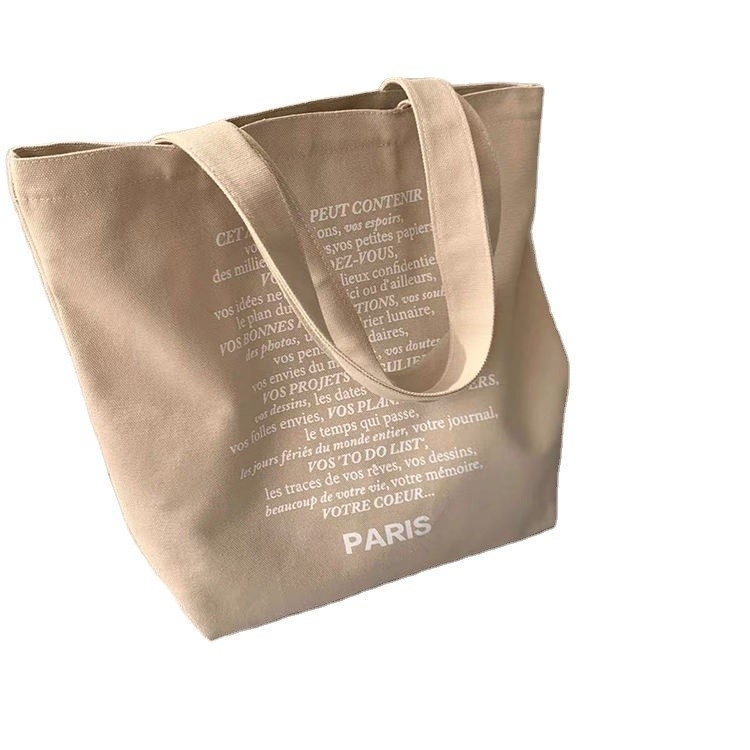 Bolso de compras portátil de algodón con hombro único con servicio OEM y colores Pantone