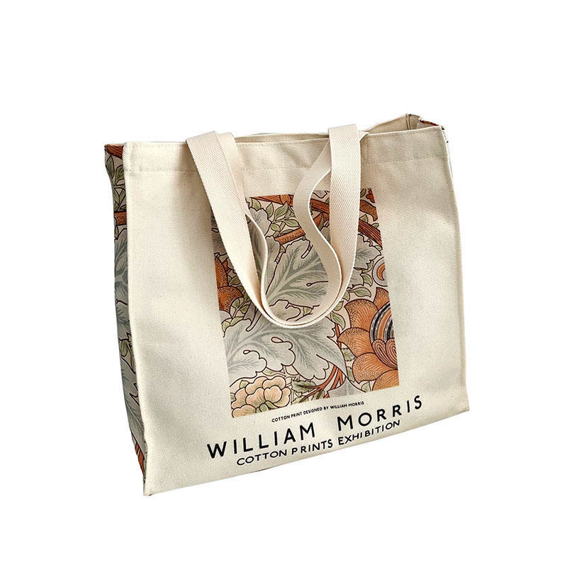 OEM/ODM Acceptado Bolsas de arte para recuerdos turísticos British Museum Patrón de impresión en lienzo