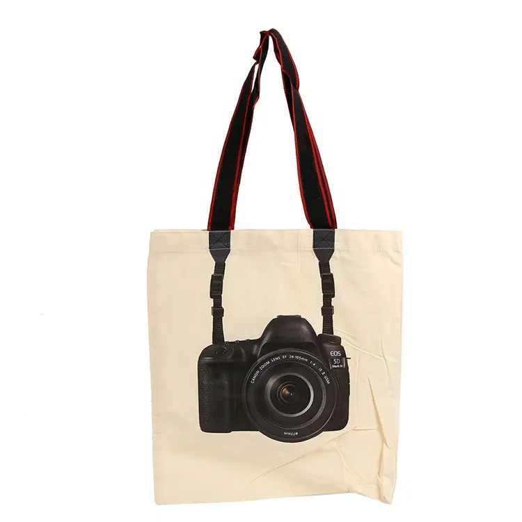 Bolsa de bolsillo de compra de cámara de impresión de pantalla personalizable para duradera y personalizada