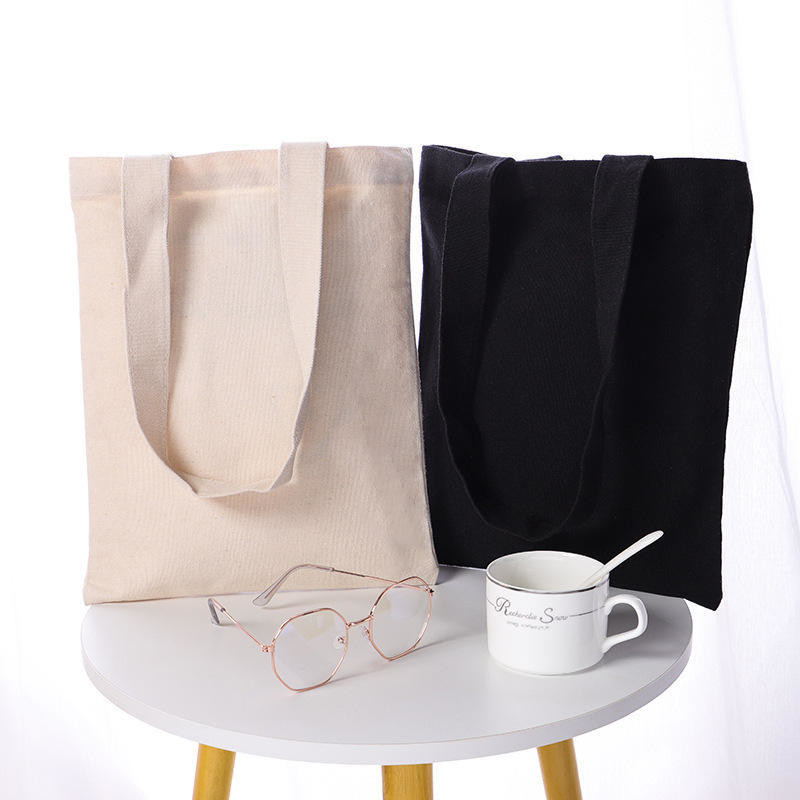 Promoción Logotipo personalizado Bolsas de algodón impresas en color personalizado y logotipo personalizado