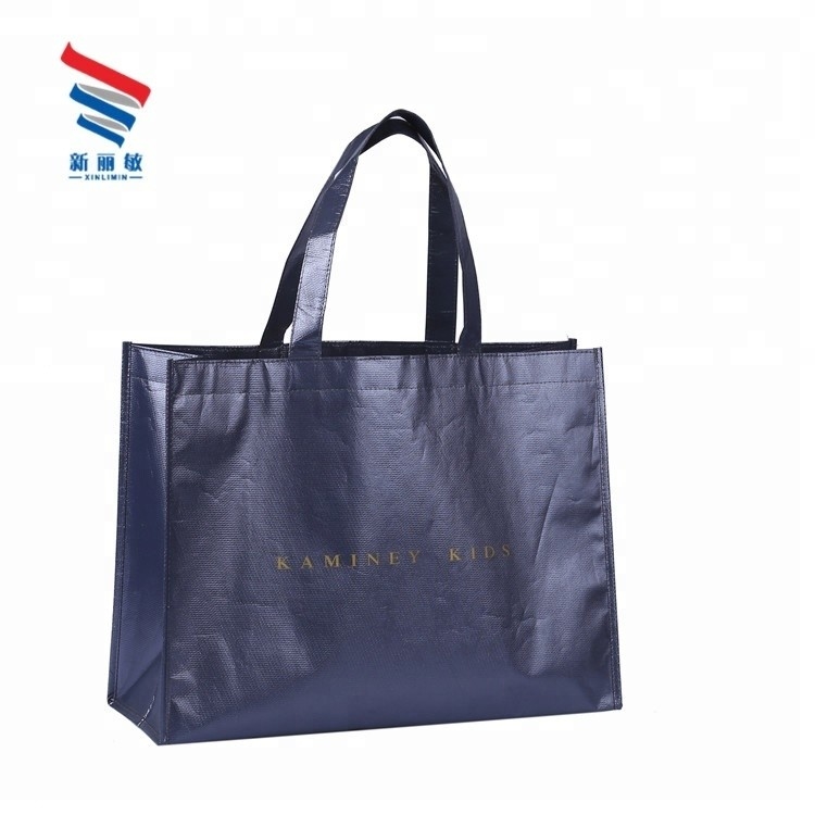 Bolso de tejido no tejido con esquina redonda e impresión de logotipo personalizado