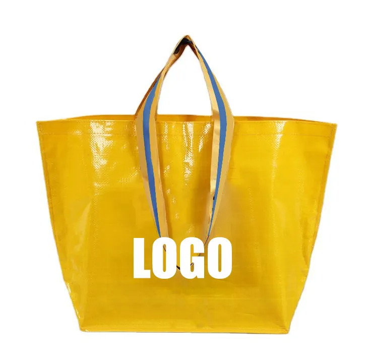 Ponga sus manos en nuestra bolsa de compras de polipropileno tejido laminado Durable y elegante